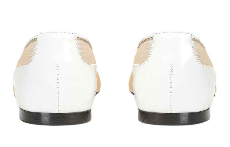 (W) SERGIO ROSSI Ballet Flats 'Patent White' 圖 5