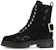 (W) SERGIO ROSSI Biker Prince 'Hitam Suede' A88890MFI4714701000