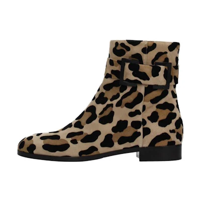 (W) SERGIO ROSSI Boot 'Leopard Suede'