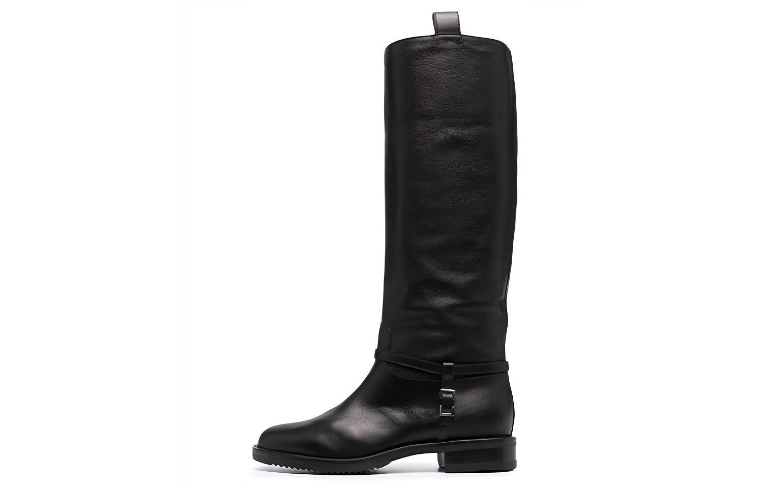 Buy (W) SERGIO ROSSI Sepatu Boot Kulit Hitam 'Over the Knee Fashion' Pria/Wanita A96500MMVG081000