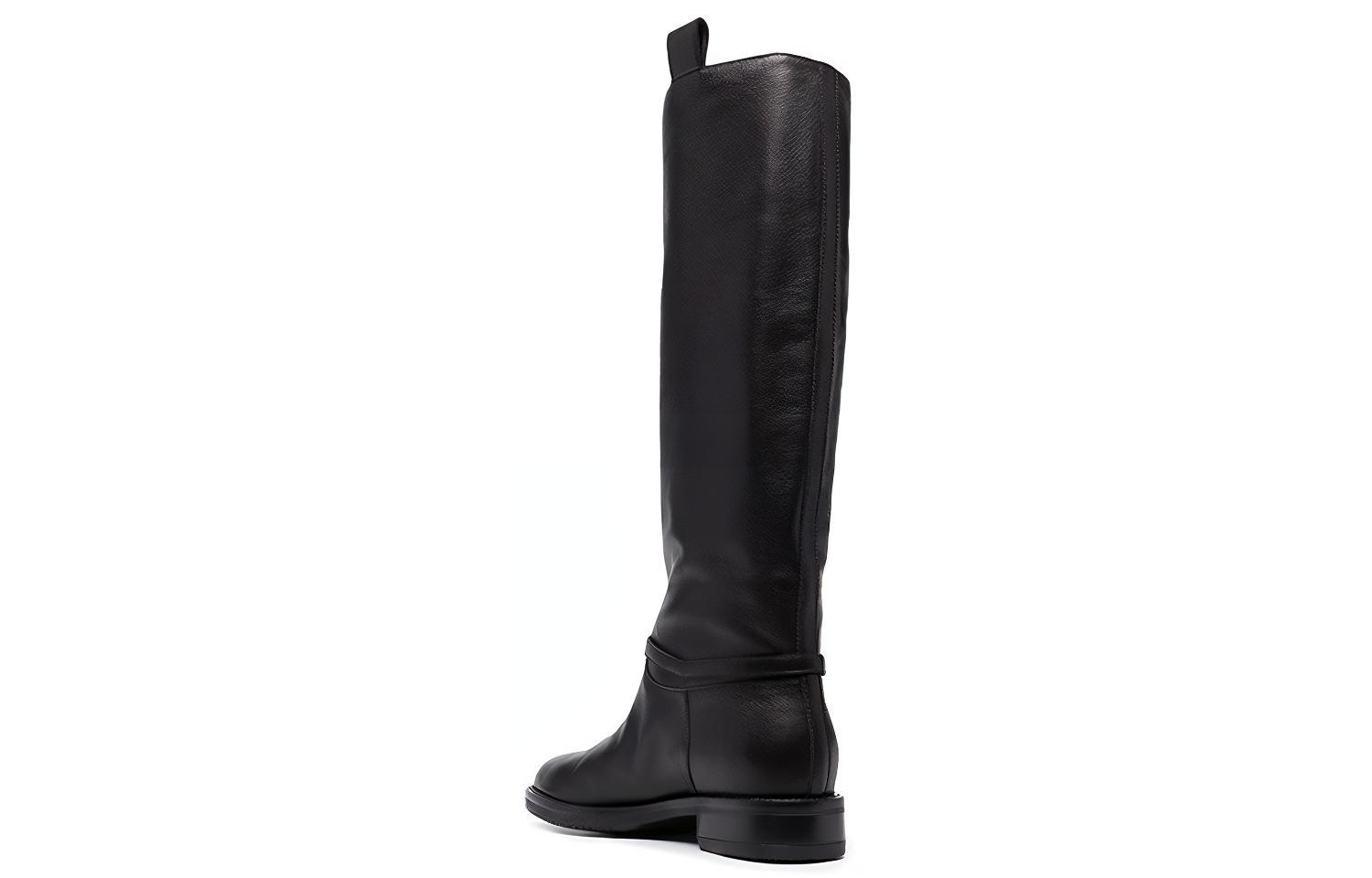 Shop (W) SERGIO ROSSI Sepatu Boot Kulit Hitam 'Over the Knee Fashion' Pria/Wanita A96500MMVG081000