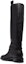 Shop (W) SERGIO ROSSI But Hitam Kulit Butiran Over-the-Knee Fesyen. A96500MMVG081000