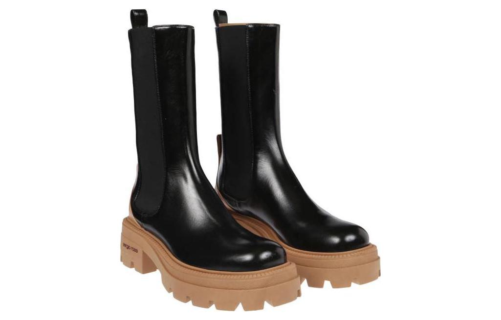 (W) SERGIO ROSSI Chelsea Boot 'Black Fashion Leather' 圖 2