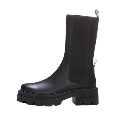 (W) SERGIO ROSSI Chelsea Boot 'Black Leather'
