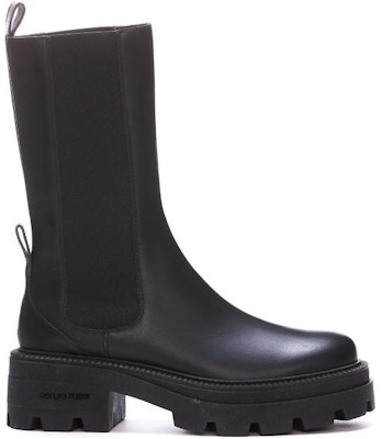 (W) 세르지오 로시 블랙 레더 첼시 부츠 A99950MMV1201000 Order (W) 세르지오 로시 블랙 레더 첼시 부츠 A99950MMV1201000