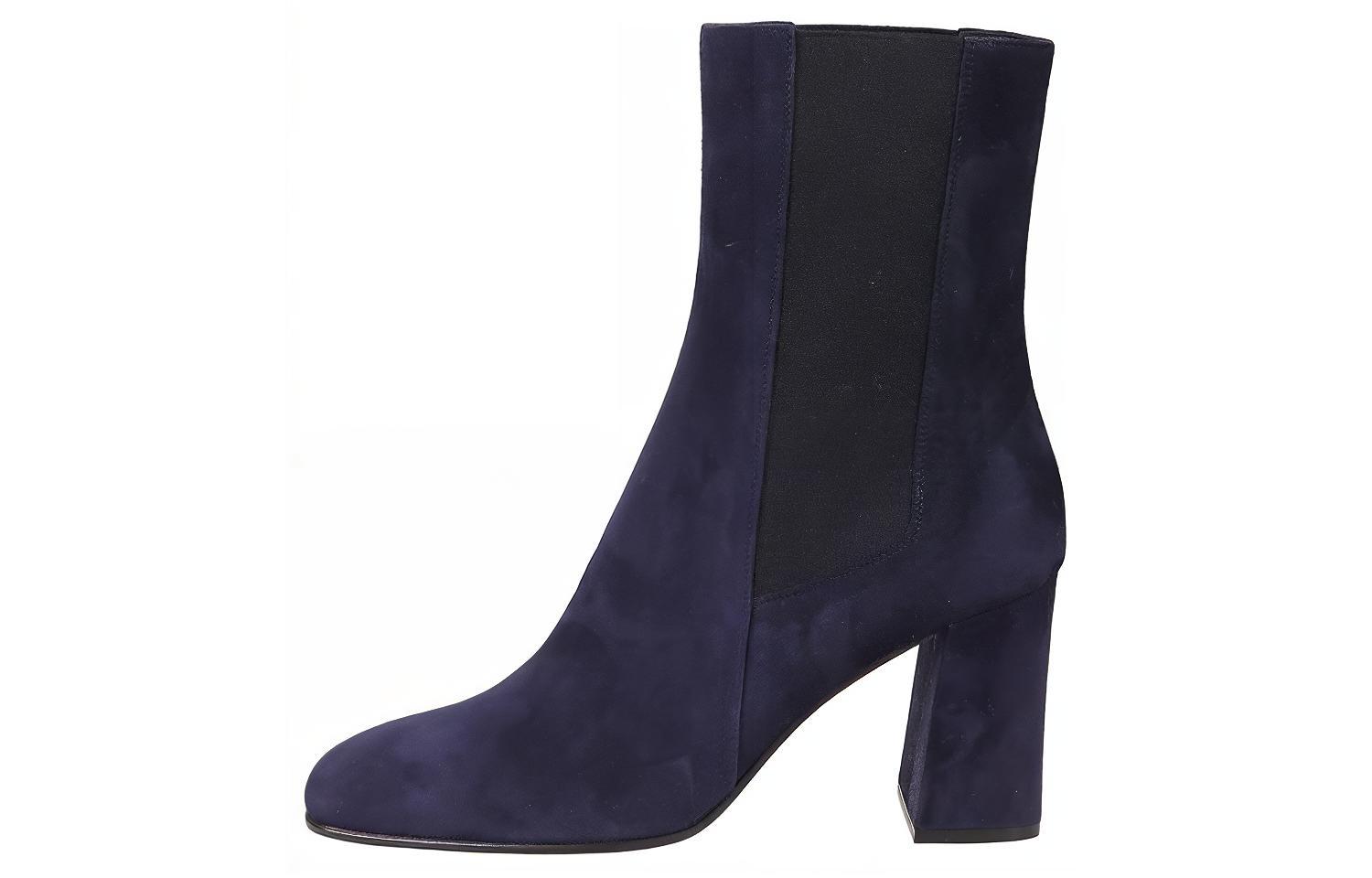 (W) SERGIO ROSSI Chelsea Boot 'Purple Fashion Velvet'
