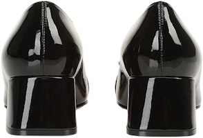 SERGIO ROSSI 水晶扣漆皮中跟鞋 女款 黑色 Purchase SERGIO ROSSI 水晶扣漆皮中跟鞋 女款 黑色