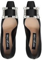 (W) SERGIO ROSSI Tumit Tinggi Kristal 'Hitam' A92861MTEZ021201000 Lookbook (W) SERGIO ROSSI Tumit Tinggi Kristal 'Hitam' A92861MTEZ021201000