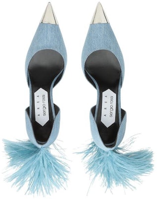 (Women) SERGIO ROSSI Denim Pointed Toe Heels 'Blue Comfort Stiletto' B03340MFI9111104009 Lookbook (Women) SERGIO ROSSI Denim Pointed Toe Heels 'Blue Comfort Stiletto' B03340MFI9111104009