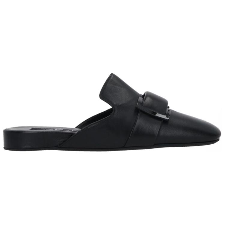(W) SERGIO ROSSI Flat 'Black Lambskin' 圖 2