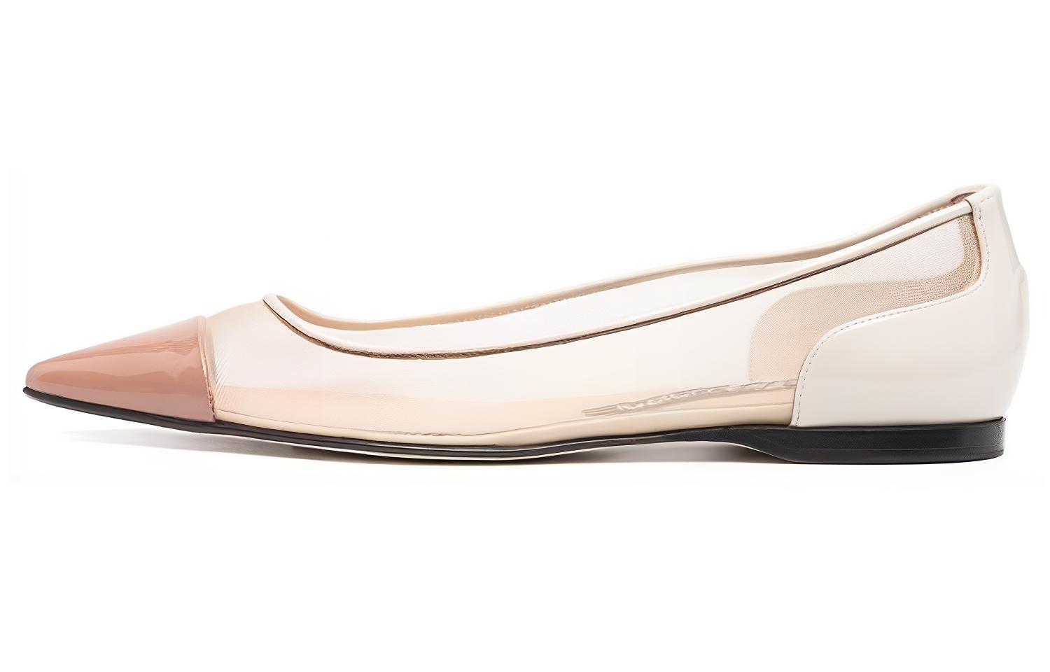 (Women) SERGIO ROSSI Flat 'Pink Polyester' A90960MFI3035756