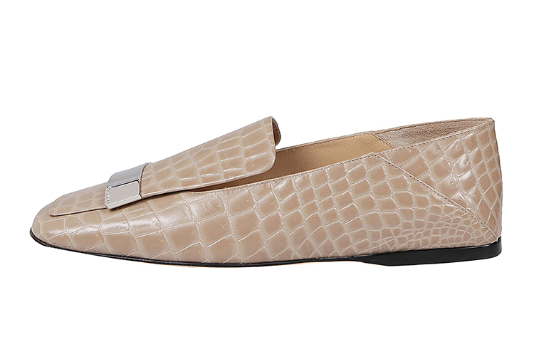 (Women) SERGIO ROSSI Flat Leather 'Light Brown' A77990MMVS575703