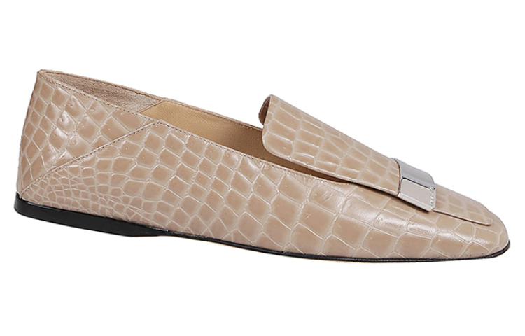 Order (W) 세르지오 로시 가죽 플랫 '라이트 브라운' A77990MMVS575703