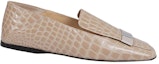 Order (W) SERGIO ROSSI Flats Kulit 'Coklat Muda' A77990MMVS575703