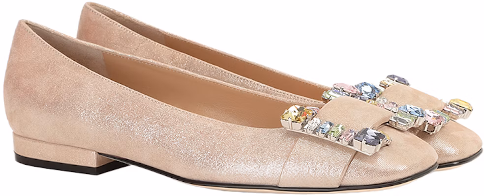 (Women) SERGIO ROSSI Flat Leather Shoes 'Crystal Buckle Nude' A92270MCA3011102244 Lookbook (Women) SERGIO ROSSI Flat Leather Shoes 'Crystal Buckle Nude' A92270MCA3011102244