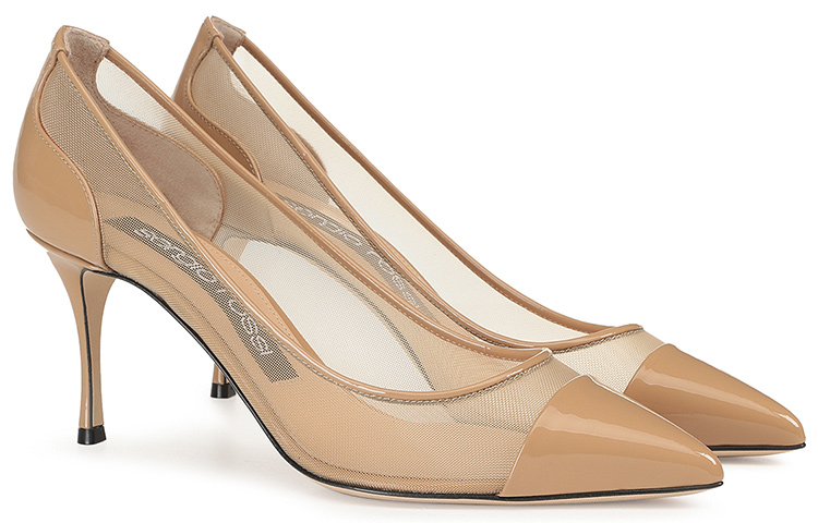(W) SERGIO ROSSI Godiva 'Almond Patent Leather' 圖 2