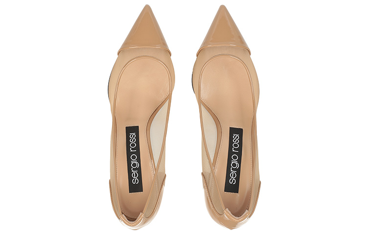 (W) SERGIO ROSSI Godiva 'Almond Patent Leather' 圖 3