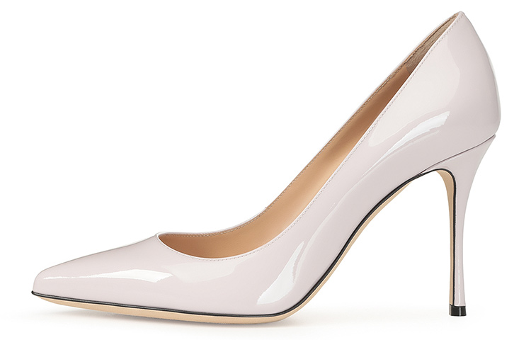 (W) SERGIO ROSSI Godiva 'Beige Leather'