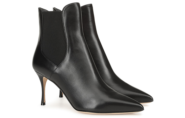 (W) SERGIO ROSSI Godiva 'Black Leather Booties' 圖 2