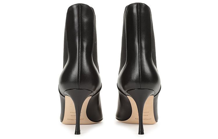 (W) SERGIO ROSSI Godiva 'Black Leather Booties' 圖 4