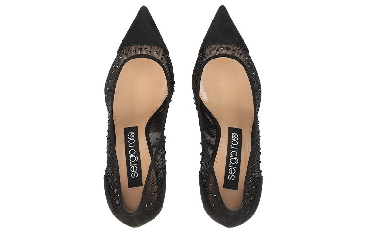 (W) SERGIO ROSSI Godiva 'Black Leather Pumps' 圖 3