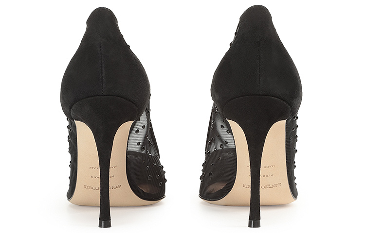 (W) SERGIO ROSSI Godiva 'Black Leather Pumps' 圖 4