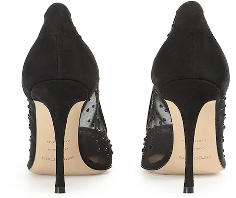 (W) 赛尔乔·罗西 Godiva 黑色皮革高跟鞋 A89580MFI5061101498 Shop (W) 赛尔乔·罗西 Godiva 黑色皮革高跟鞋 A89580MFI5061101498