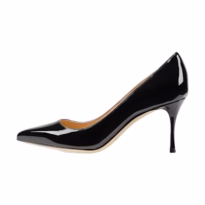 (W) SERGIO ROSSI Godiva 'Black Patent Leather'
