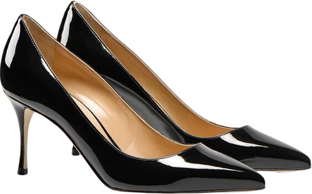 (W) SERGIO ROSSI Godiva 'Kulit Hitam' Patent A43841MVIV011101000 Order (W) SERGIO ROSSI Godiva 'Kulit Hitam' Patent A43841MVIV011101000