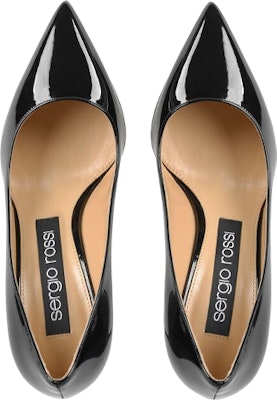 (W) SERGIO ROSSI Godiva 'Kulit Hitam' Patent A43841MVIV011101000 Lookbook (W) SERGIO ROSSI Godiva 'Kulit Hitam' Patent A43841MVIV011101000