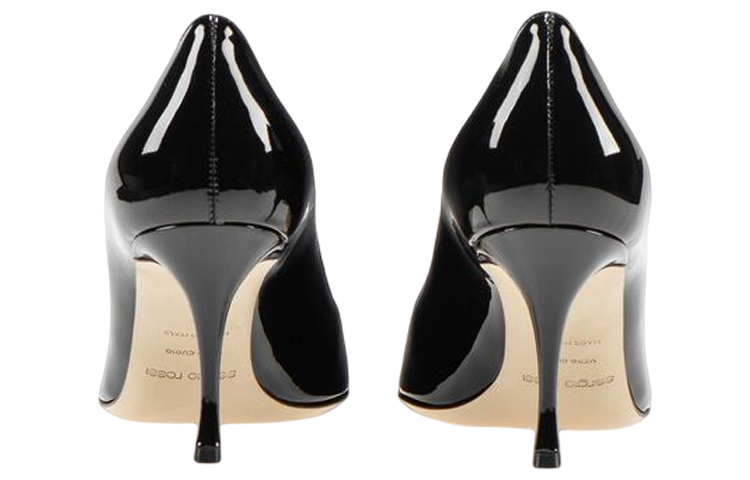 Shop (W) SERGIO ROSSI Godiva 'Cuero Charol Negro' A43841MVIV011101000