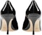 (W) SERGIO ROSSI Godiva 'Kulit Hitam Berkilat' A43841MVIV011101000