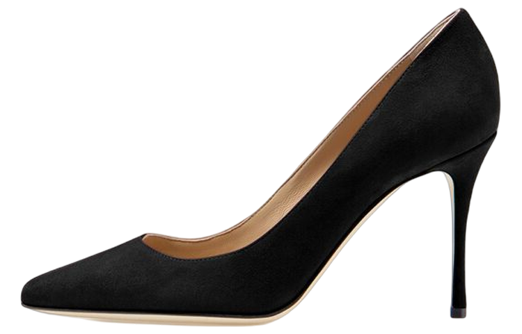 (Women) SERGIO ROSSI Godiva 'Black Pointed-Toe' A43843MCAZ011101000