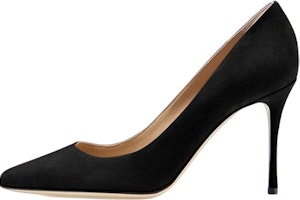 (Women) SERGIO ROSSI Godiva 'Black Pointed-Toe' A43843MCAZ011101000 (Women) SERGIO ROSSI Godiva 'Black Pointed-Toe' A43843MCAZ011101000