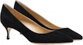 Order (W) SERGIO ROSSI Godiva 'Pam Suede Hitam' A43840MCAZ01110100