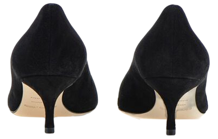 Shop (W) 세르지오 로시 고디바 블랙 스웨이드 펌프스 A43840MCAZ01110100