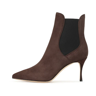 (W) SERGIO ROSSI Godiva 'Brown Suede'