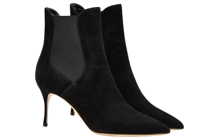 (W) SERGIO ROSSI Godiva Ankle Boot 'Black Velvet' 圖 2