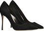 Order (W) SERGIO ROSSI Godiva Tumit Tinggi 'Baldu Hitam' A43842MCAZ01110100