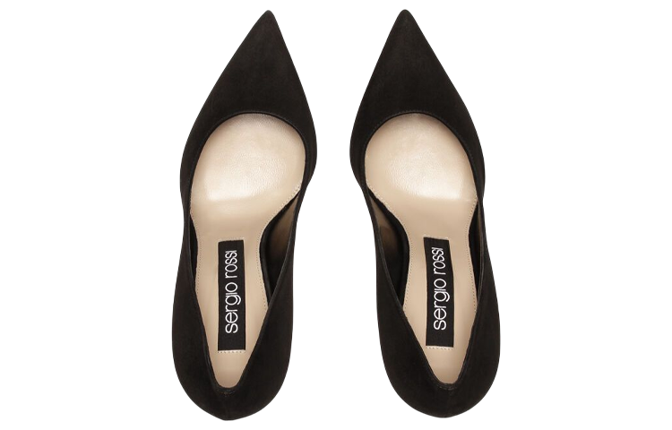 Lookbook (W) SERGIO ROSSI Godiva 高跟鞋 '黑色天鹅绒' A43842MCAZ01110100