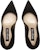 (W) SERGIO ROSSI Godiva Tumit Tinggi 'Baldu Hitam' A43842MCAZ01110100