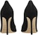 (W) SERGIO ROSSI Godiva Tumit Tinggi 'Baldu Hitam' A43842MCAZ01110100