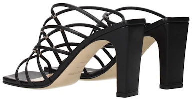 Lookbook (W) SERGIO ROSSI Grazie ''Zwarte Lint Fashion Sandalen'' A92400MNAN071000