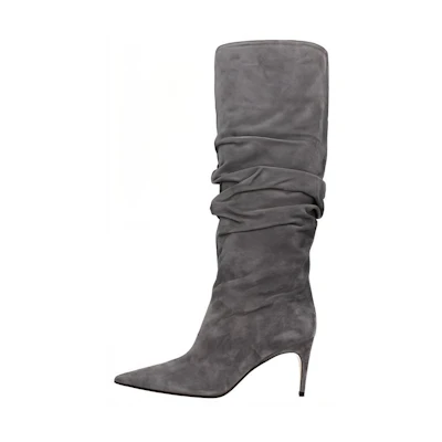 (W) SERGIO ROSSI High-Top Boot 'Grey Fashion'