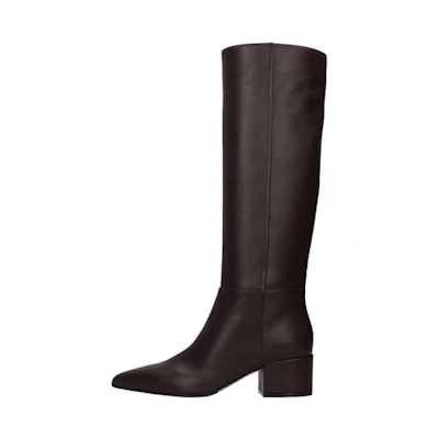 (W) SERGIO ROSSI High-Top Fashion Boots 'Brown Leather'