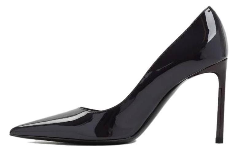 Buy (W) SERGIO ROSSI 黑色漆皮高跟鞋 B01810MFI6575342