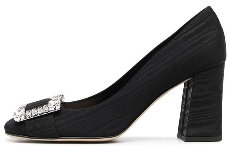 (W) SERGIO ROSSI High Heel 'Black Rhinestone'