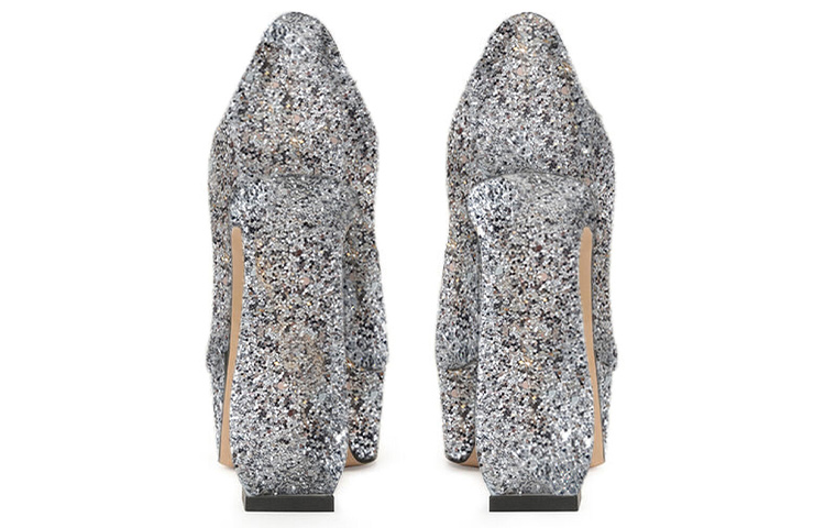 (W) SERGIO ROSSI High Heel 'Sparkling Silver' 圖 4