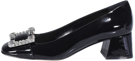 (Women) SERGIO ROSSI High Heel Leather Pumps 'Black Fashion' A92140MVIV011000 (Women) SERGIO ROSSI High Heel Leather Pumps 'Black Fashion' A92140MVIV011000