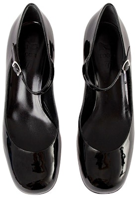 SERGIO ROSSI 時尚漆皮高跟鞋 女款 黑色 Shop SERGIO ROSSI 時尚漆皮高跟鞋 女款 黑色